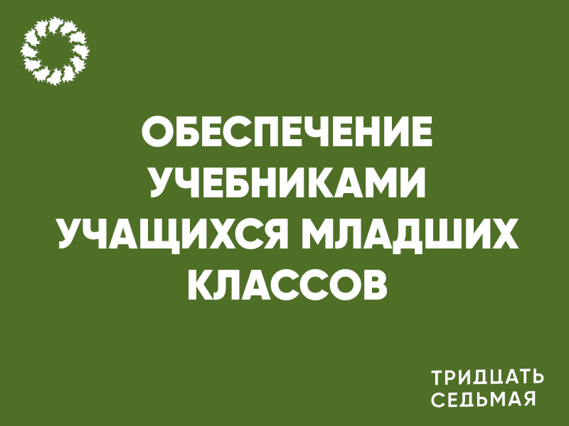 Обеспечение учебниками учащихся младших классов.